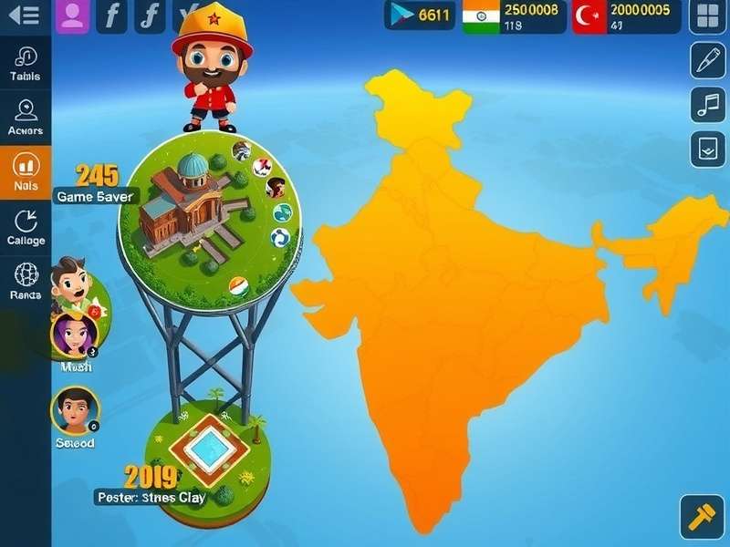 Map showing Game5Power adoption across different Indian states